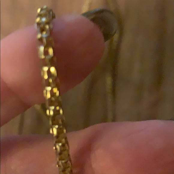 Vintage beaded bag w/chain & aSnap closure - Picture 5 of 6